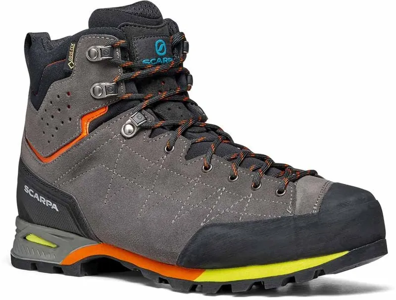 Scarpa Mens Zodiac Plus GTX Boots - Shark-Orange